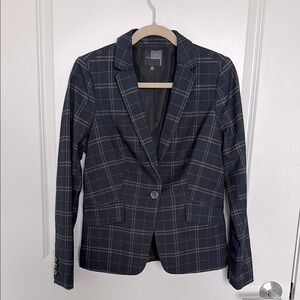 The Limited Women's Black Plaid Blazer, size S